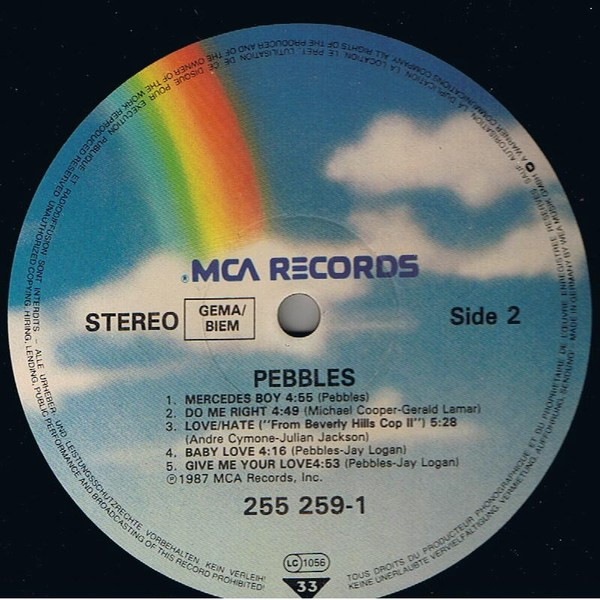 Pebbles - Pebbles | MCA Records (255 259-1) - 4
