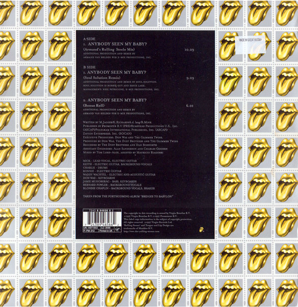 The Rolling Stones - Anybody Seen My Baby | Virgin (VST1653) - 2