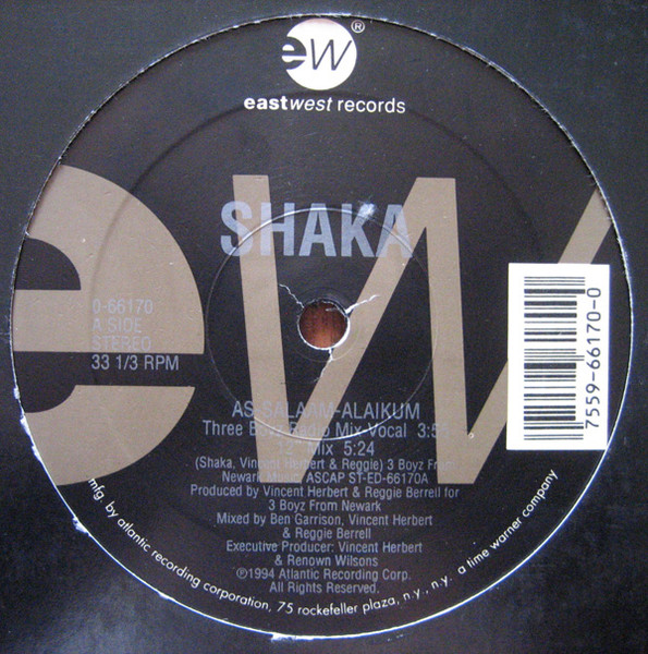 Shaka - As-Salaam-Alaikum | EastWest Records America (0-66170) Shaka - As-Salaam-Alaikum | EastWest Records America (0-66170)