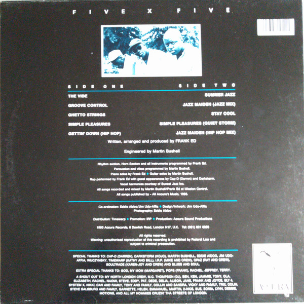 Accura - Five X Five | Accura Sound Productions (ASP 11101) - 2