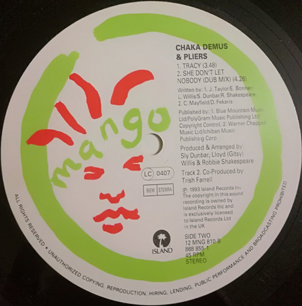 Chaka Demus & Pliers - She Don't Let Nobody | Mango (12MNG 810) - 4