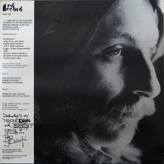 Baffo Banfi - Galaxy My Dear | Red Record (VPA 123) - 2 Baffo Banfi - Galaxy My Dear | Red Record (VPA 123) - 2