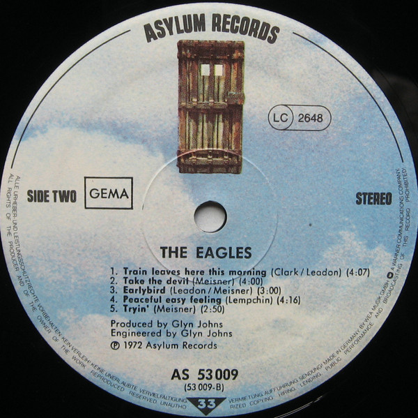 Eagles - Eagles | Asylum Records (AS 53 009) - 4 Eagles - Eagles | Asylum Records (AS 53 009) - 4