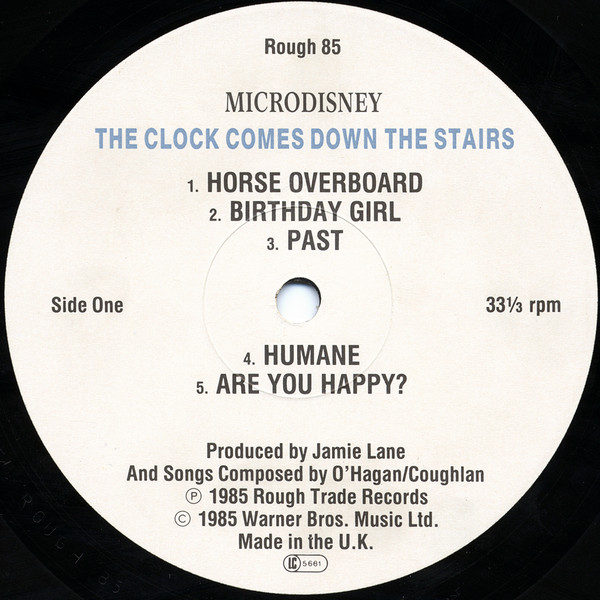 Microdisney - The Clock Comes Down The Stairs | Rough Trade (ROUGH 85) - 3 Microdisney - The Clock Comes Down The Stairs | Rough Trade (ROUGH 85) - 3