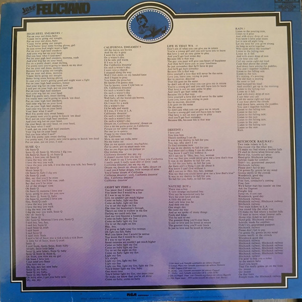 José Feliciano - José Feliciano | RCA (NL 42116) - 2