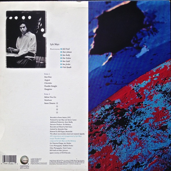 Lyle Mays - Street Dreams | Geffen Records (GHS 24204) - 3