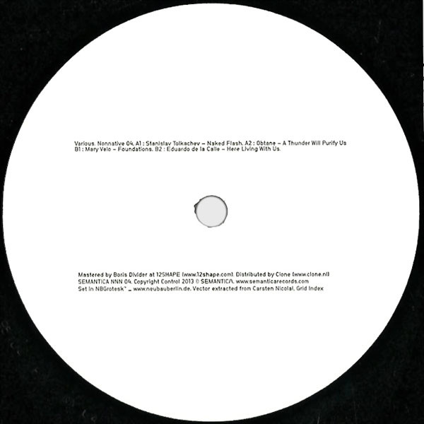 Various - Nonnative 04 | Semantica Records (SEMANTICA NNN 04) - main