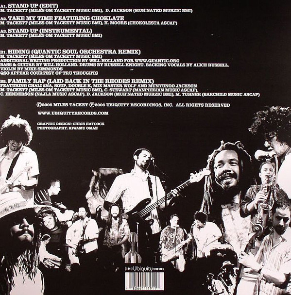 Breakestra - Stand Up E.P. | Ubiquity (UR12 191) - 2