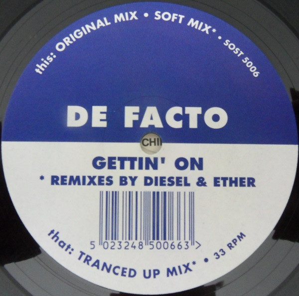 De-Facto - Gettin' On | The Sound Of Stockwell (SOST 5006) - main De-Facto - Gettin' On | The Sound Of Stockwell (SOST 5006) - main