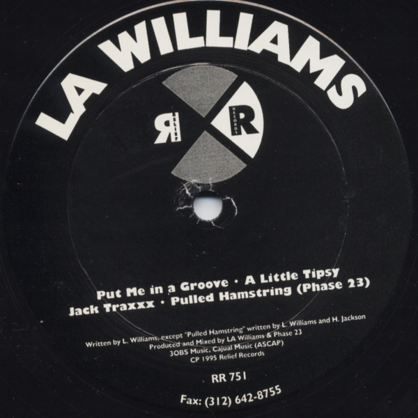LA Williams - Put Me In A Groove | Relief Records (RR 751)