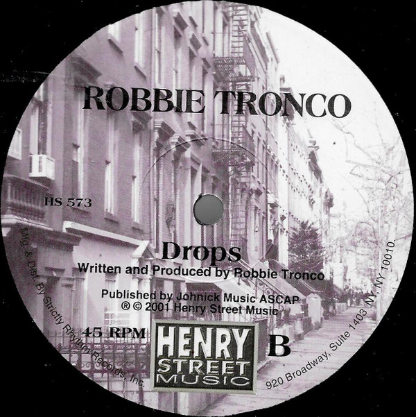 Robbie Tronco - Walk 4 Me 2001 | Henry Street Music (HS 573) - 4