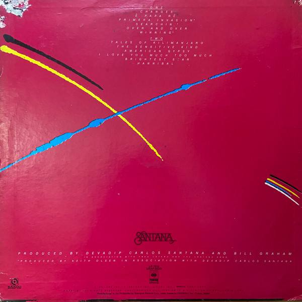 Santana - Zebop! | CBS/Sony (LP-1513) - 2 Santana - Zebop! | CBS/Sony (LP-1513) - 2
