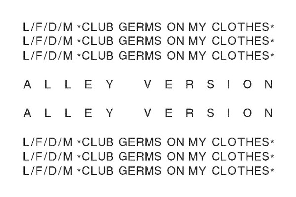 L/F/D/M - *Club Germs On My Clothes* | ALLEY VERSION (ALV006) - 5