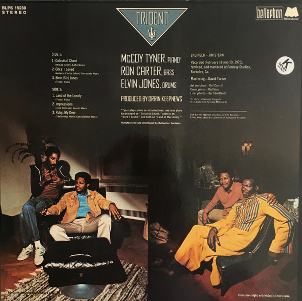 McCoy Tyner - Trident | Bellaphon (BLPS 19230) - 2