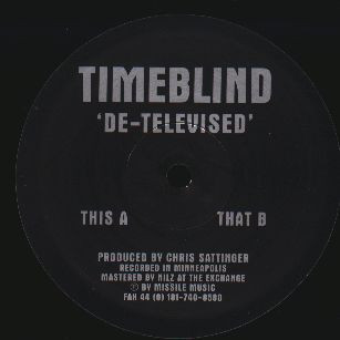 Timeblind - De-Televised | Missile Records (MISSILE 26) - main Timeblind - De-Televised | Missile Records (MISSILE 26) - main