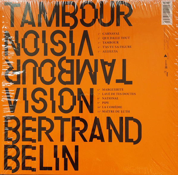 Bertrand Belin - Tambour Vision | Cinq 7 (3414256) - 2