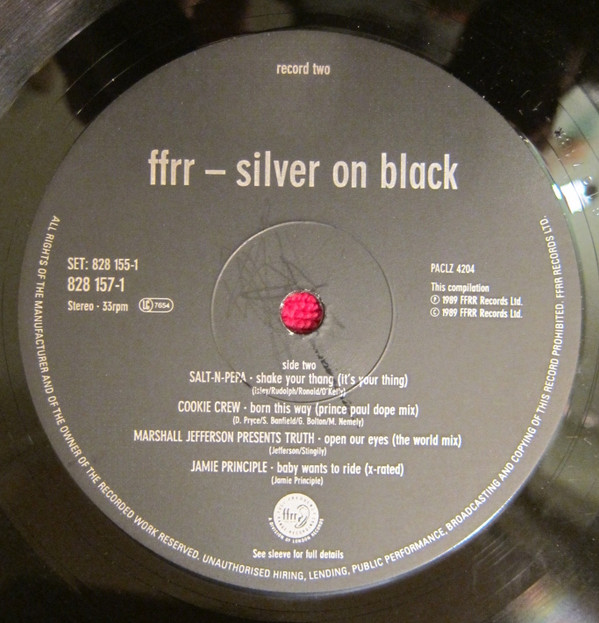 Various - FFRR - Silver On Black | FFRR (828 155-1) - 6 Various - FFRR - Silver On Black | FFRR (828 155-1) - 6