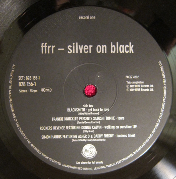 Various - FFRR - Silver On Black | FFRR (828 155-1) - 4 Various - FFRR - Silver On Black | FFRR (828 155-1) - 4