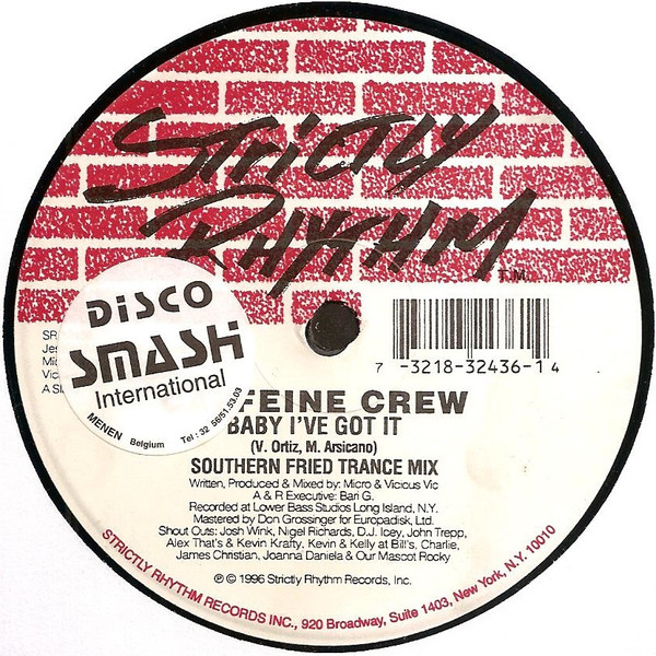 Caffeine Crew - Baby I've Got It | Strictly Rhythm (SR 12436) - 3 Caffeine Crew - Baby I've Got It | Strictly Rhythm (SR 12436) - 3