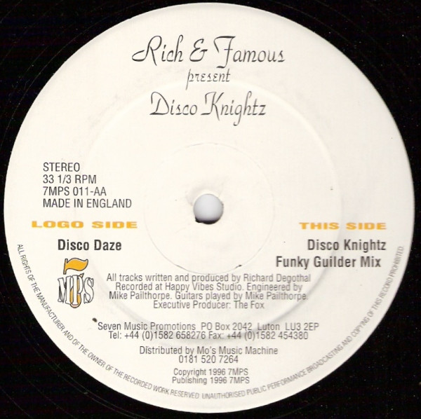 Rich And Famous - Disco Knightz | 7MPS (7MPS 011)