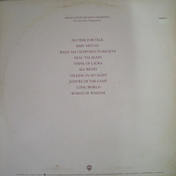 Christopher Cross - Another Page | Warner Bros. Records (92 3757-1) - 2