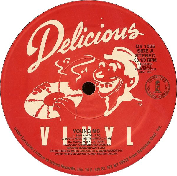 Young MC - Bust A Move / Got More Rhymes | Delicious Vinyl (DV 1005) - 3