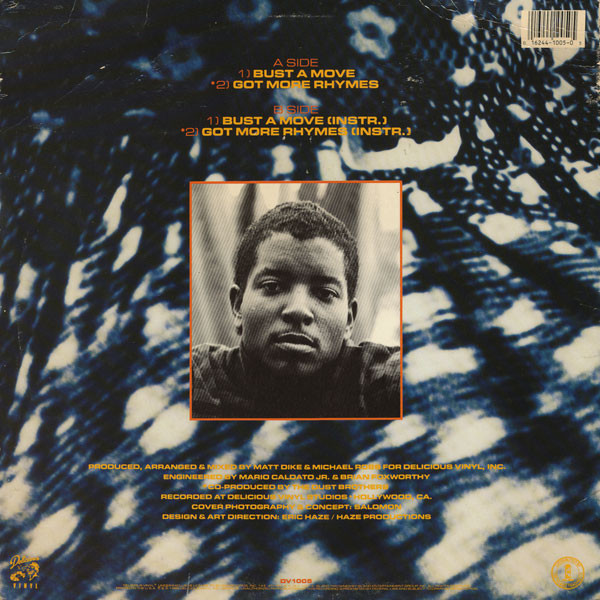 Young MC - Bust A Move / Got More Rhymes | Delicious Vinyl (DV 1005) - 2