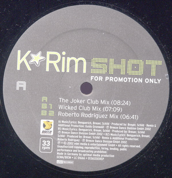 K*Rim - Shot | Edel Records (0136120EREP)