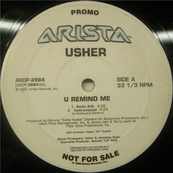 Usher - U Remind Me | Arista (ARDP-3984) - main