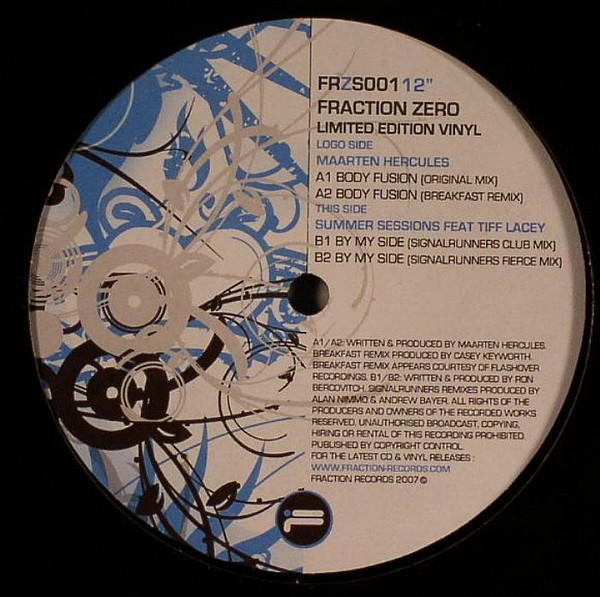 Various - Fraction Zero Limited Edition Vinyl Sampler | Fraction Zero (FRZS001)
