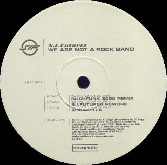 S.I. Futures - We Are Not A Rock Band | NovaMute (12NOMU73) - 4