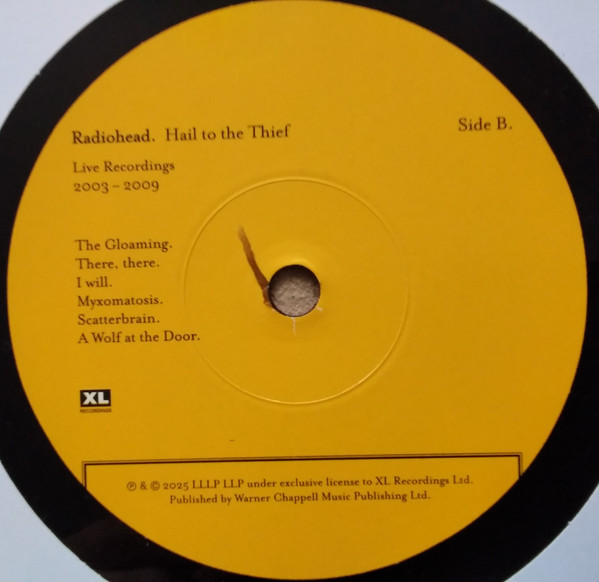 Radiohead - Hail To The Thief (Live Recordings 2003 - 2009) | XL Recordings (XL1563LP) - 4 Radiohead - Hail To The Thief (Live Recordings 2003 - 2009) | XL Recordings (XL1563LP) - 4