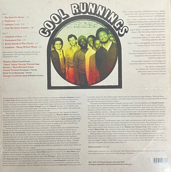 Cool Runnings - Cool Runnings | Bristol Archive Records (ARC 379V) - 2