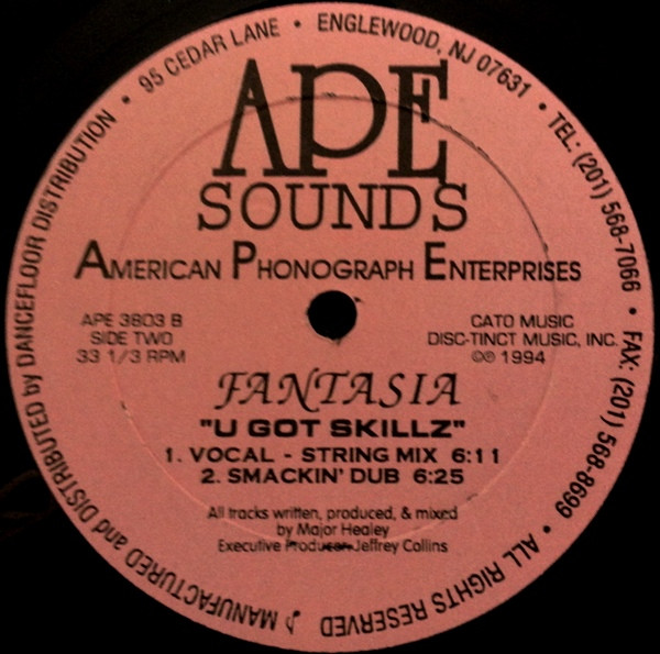 Fantasia - U Got Skillz | American Phonograph Enterprises (APE) (APE 3803) Fantasia - U Got Skillz | American Phonograph Enterprises (APE) (APE 3803)