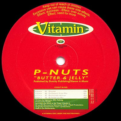 P-Nuts - Butter & Jelly | Vitamin Records (VIT  3)