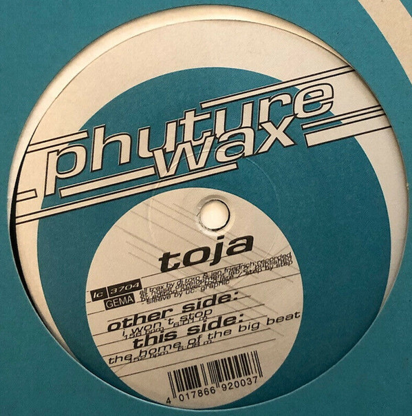 Toja - I Won't Stop | Phuture Wax (WAX 004-6)