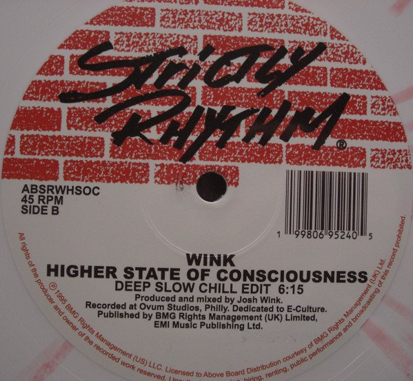 Josh Wink - Higher State Of Consciousness | Strictly Rhythm (ABSRWHSOC) - 3 Josh Wink - Higher State Of Consciousness | Strictly Rhythm (ABSRWHSOC) - 3