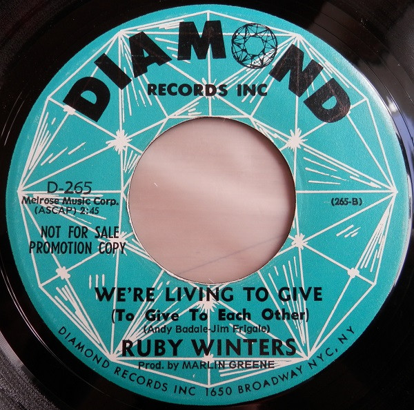 Ruby Winters - Always David | Diamond Records Inc (D-265) - 2