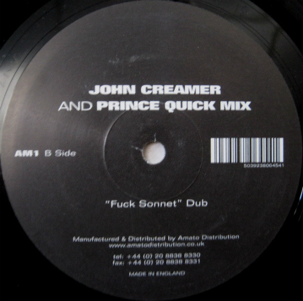 John Creamer And Prince Quick Mix - Fuck Sonnet | Amato International (AM1) - 3 John Creamer And Prince Quick Mix - Fuck Sonnet | Amato International (AM1) - 3