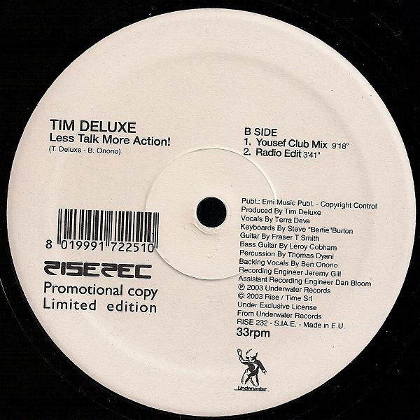 Tim Deluxe - Less Talk More Action! | Rise (RISE 232)