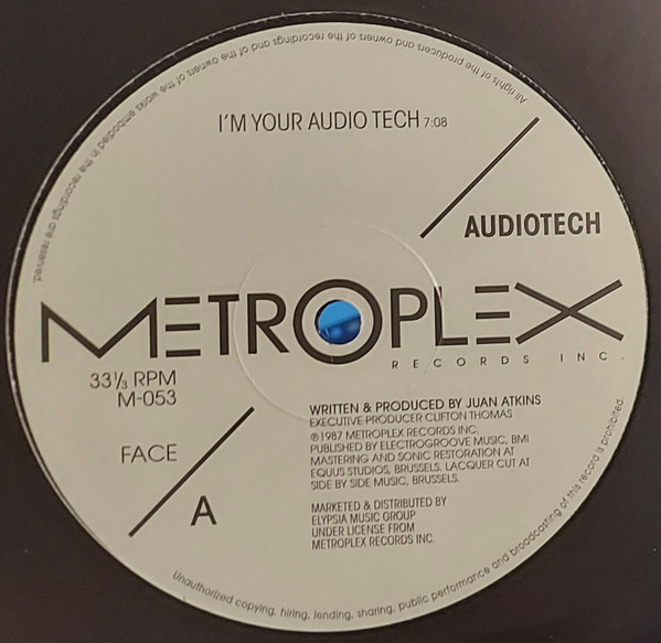 Audio Tech - I'm Your Audio Tech | Metroplex (M-053) Audio Tech - I'm Your Audio Tech | Metroplex (M-053)
