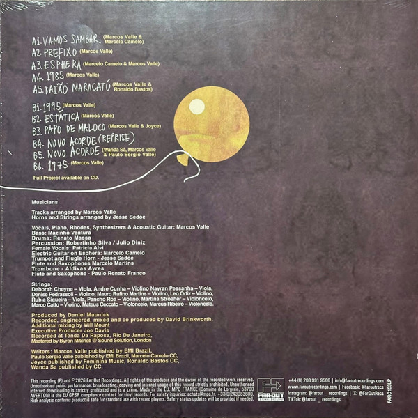 Marcos Valle - Estática | Far Out Recordings (FARO153LP) - 2