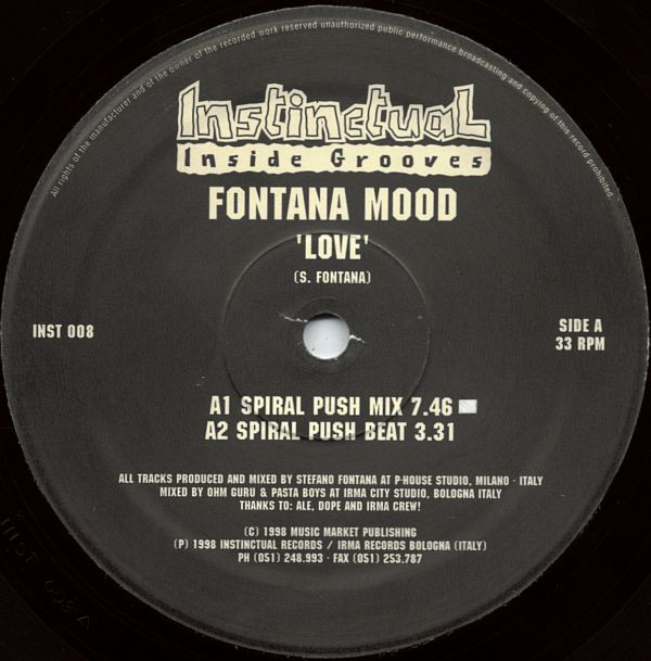 Fontana Mood - Love | Instinctual Inside Grooves (INST 008)