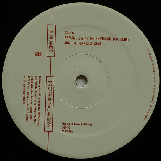 Tori Amos - Professional Widow | Atlantic (0-85499) - 3