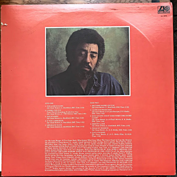 Oscar Brown Jr. - Brother Where Are You | Atlantic (SD 1649) - 2