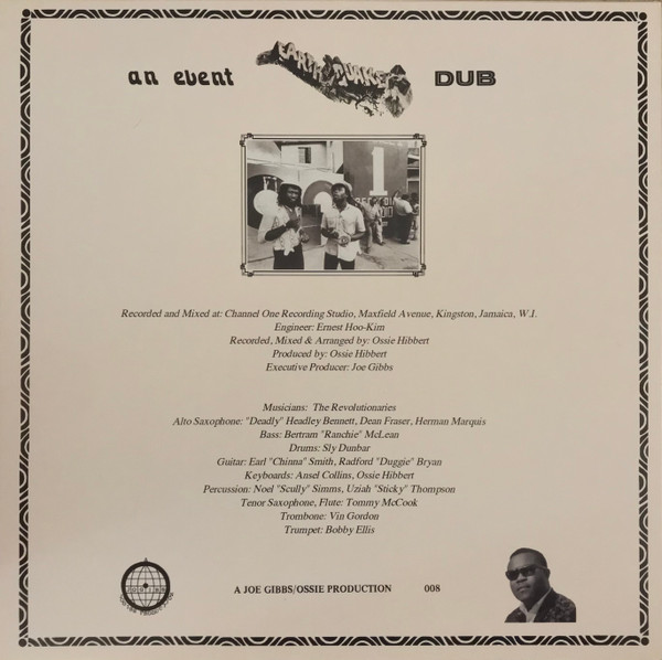 The Revolutionaries - Earthquake Dub | Joe Gibbs Record Globe (JGMLP 008) - 2