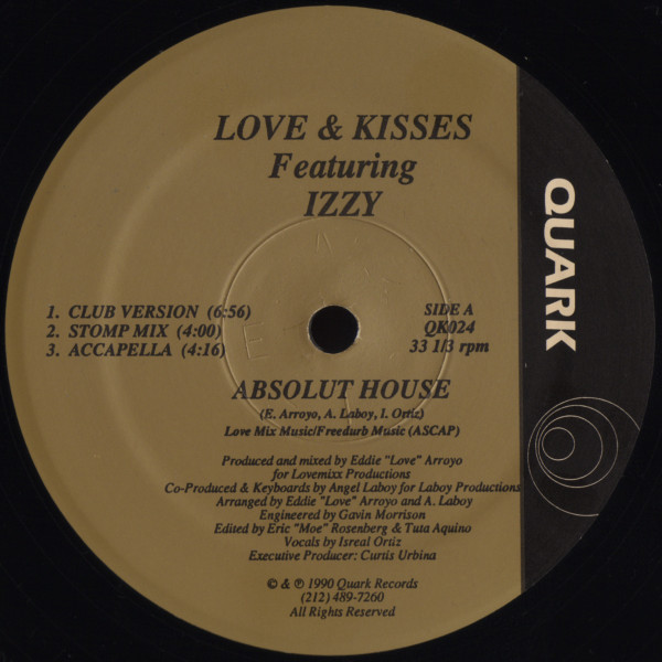 Love & Kisses Featuring Izzy - Absolut House | Quark (QK024)