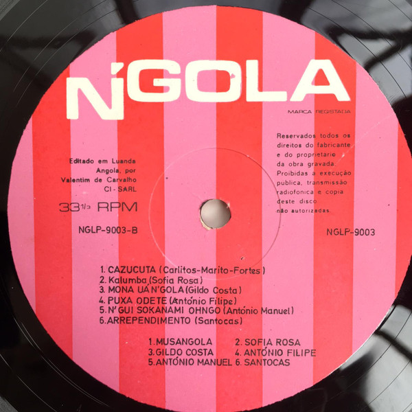 Various - Folclore Angolano Volume 1 | N'Gola (NGLP 9003) - 4 Various - Folclore Angolano Volume 1 | N'Gola (NGLP 9003) - 4