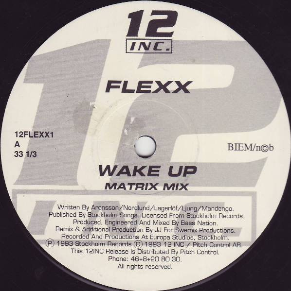 Flexx - Wake Up | 12INC (12FLEXX1)