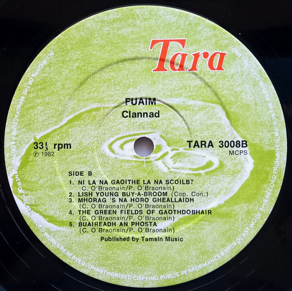 Clannad - Fuaim | Tara (TARA 3008) - 4
